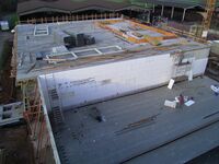 Eine weitere Mauer wird gemauert